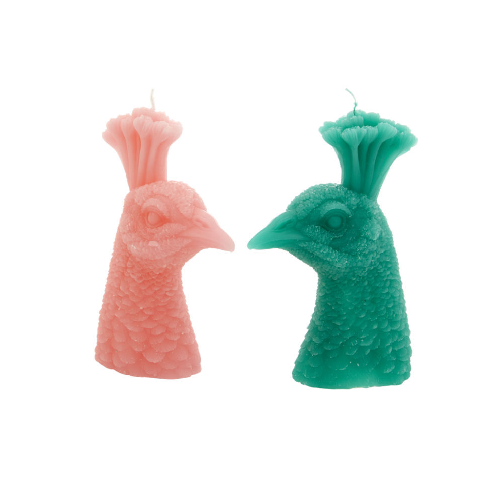 Peacock Shaped Candles By Rice DK